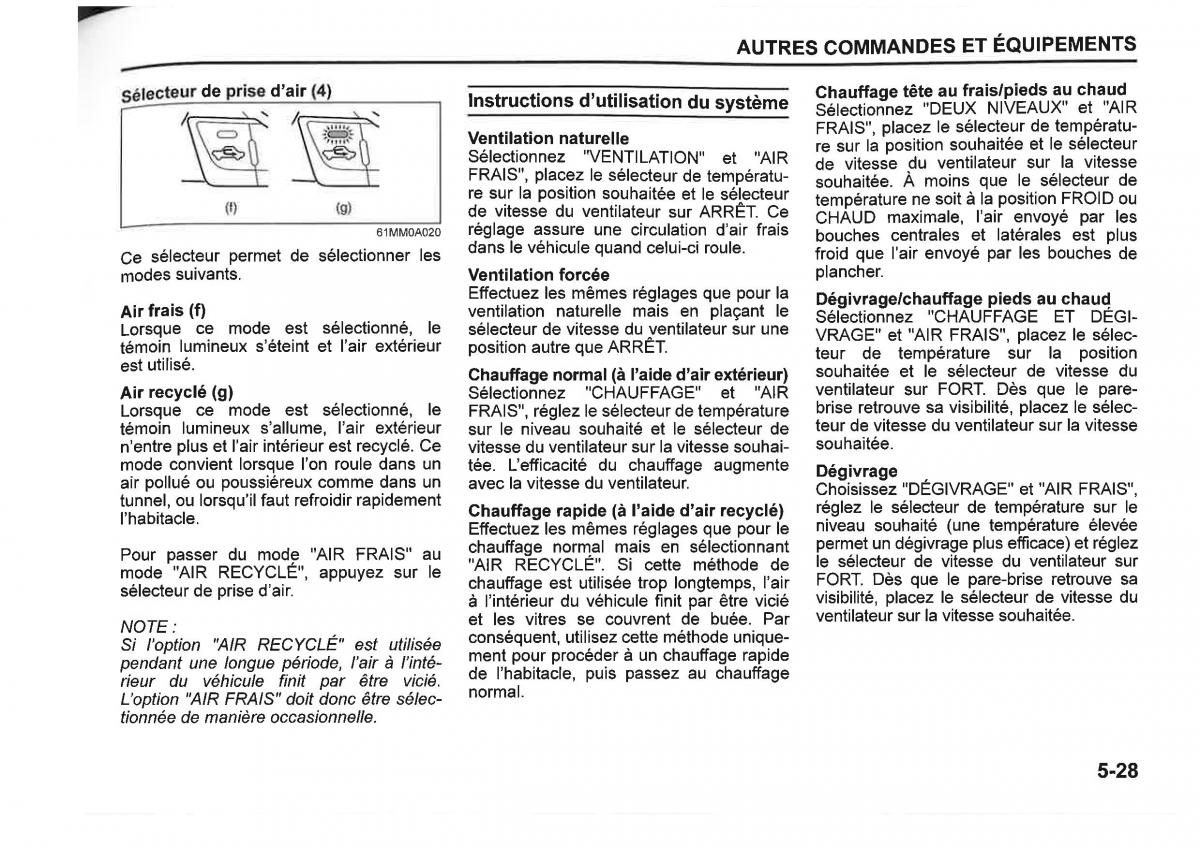 Suzuki SX4 manuel du proprietaire / page 249