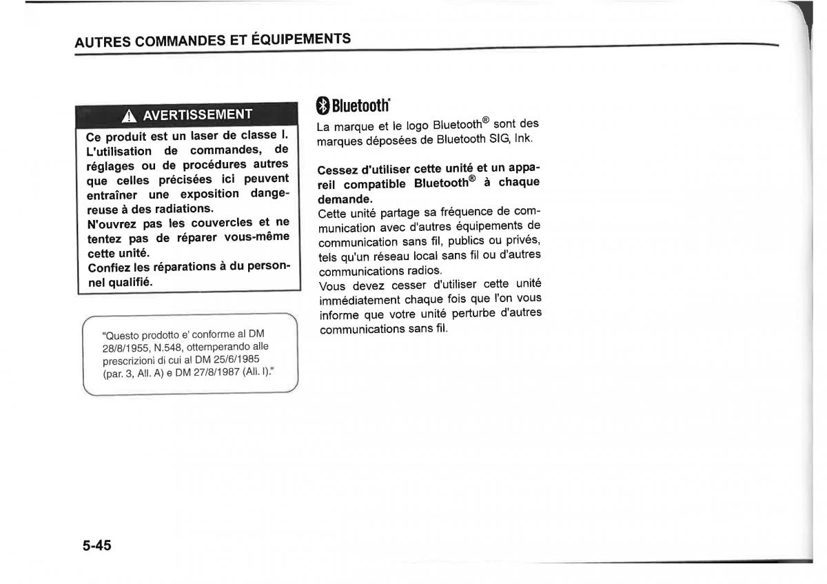 Suzuki SX4 manuel du proprietaire / page 266