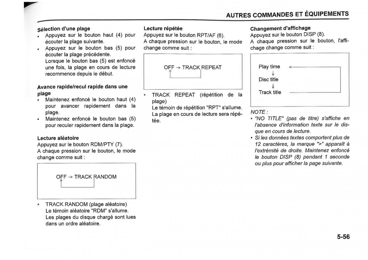 Suzuki SX4 manuel du proprietaire / page 277