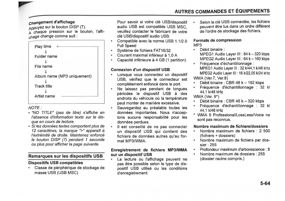 Suzuki SX4 manuel du proprietaire / page 285