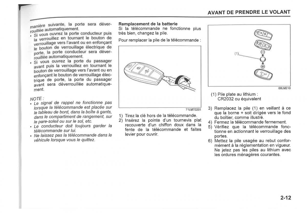 Suzuki SX4 manuel du proprietaire / page 35