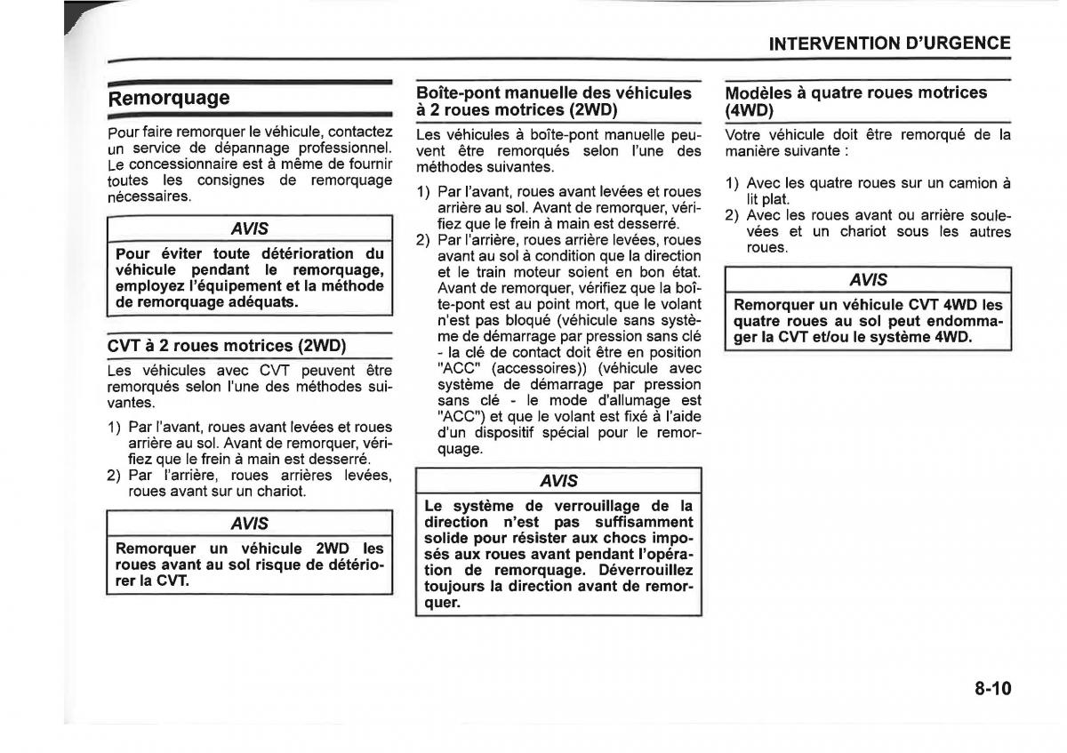 Suzuki SX4 manuel du proprietaire / page 395