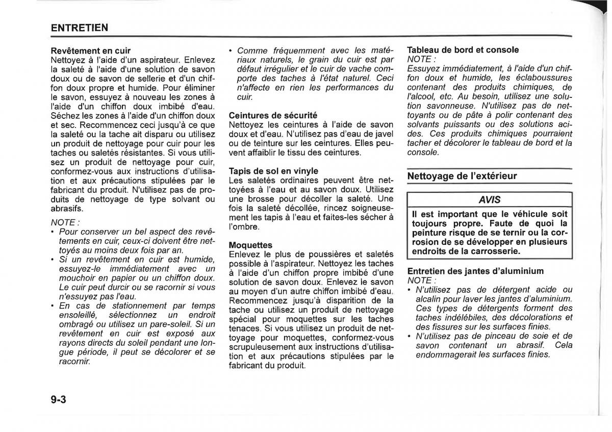 Suzuki SX4 manuel du proprietaire / page 402