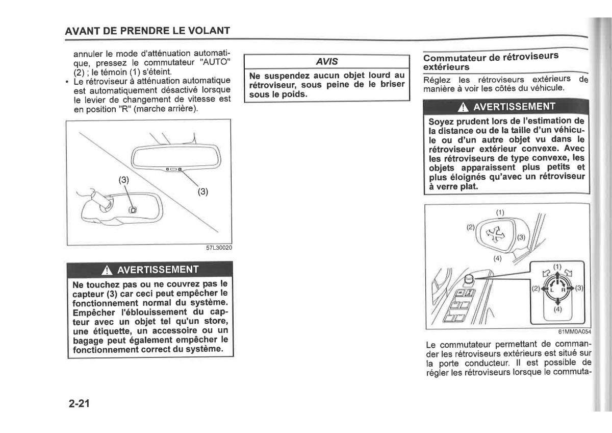 Suzuki SX4 manuel du proprietaire / page 44