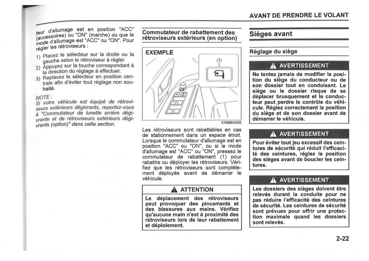 Suzuki SX4 manuel du proprietaire / page 45