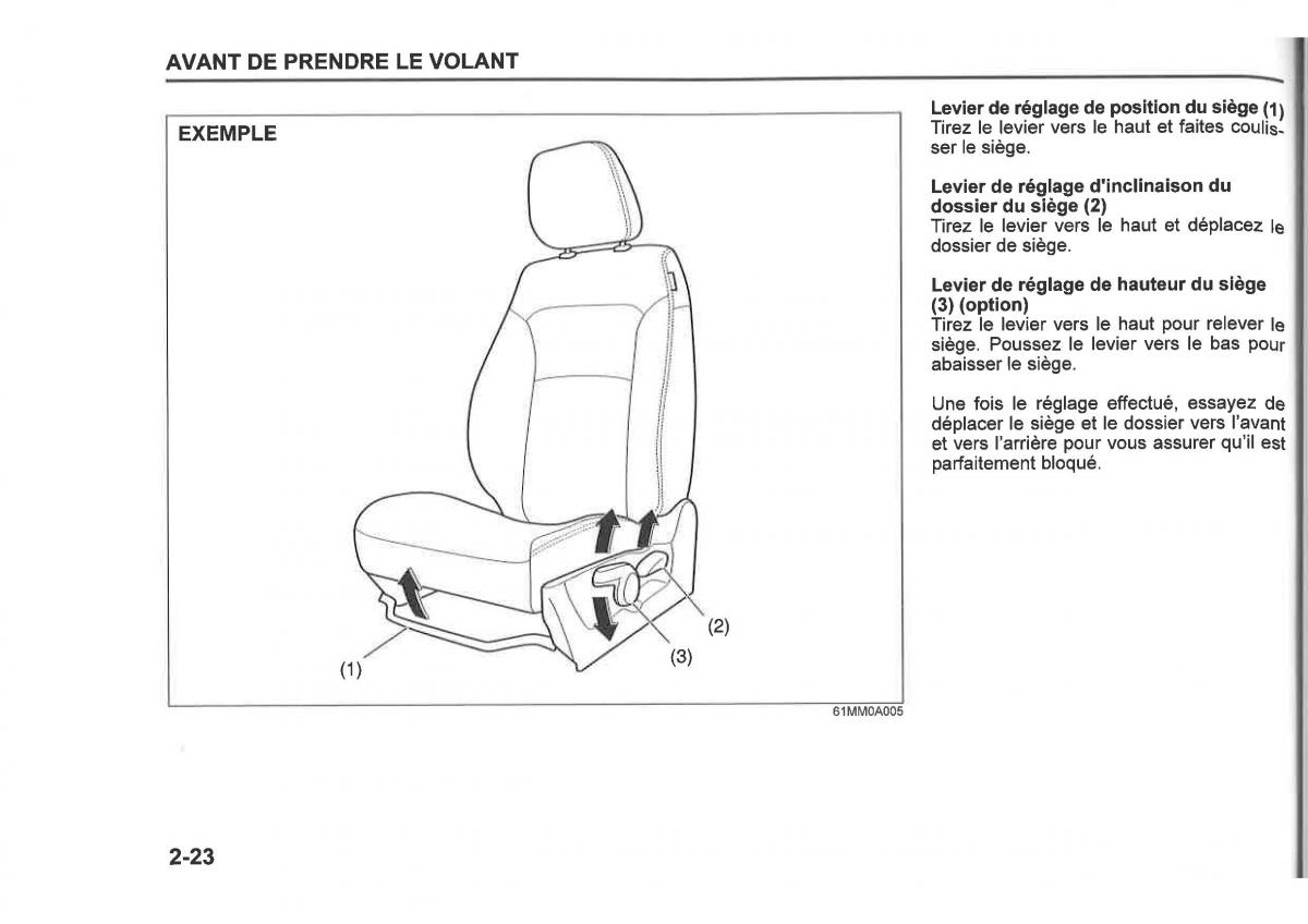 Suzuki SX4 manuel du proprietaire / page 46