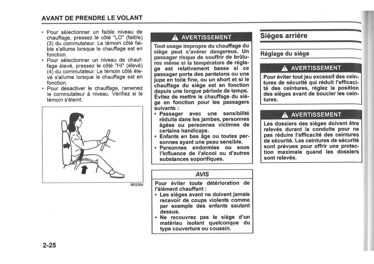 Suzuki SX4 manuel du proprietaire / page 48