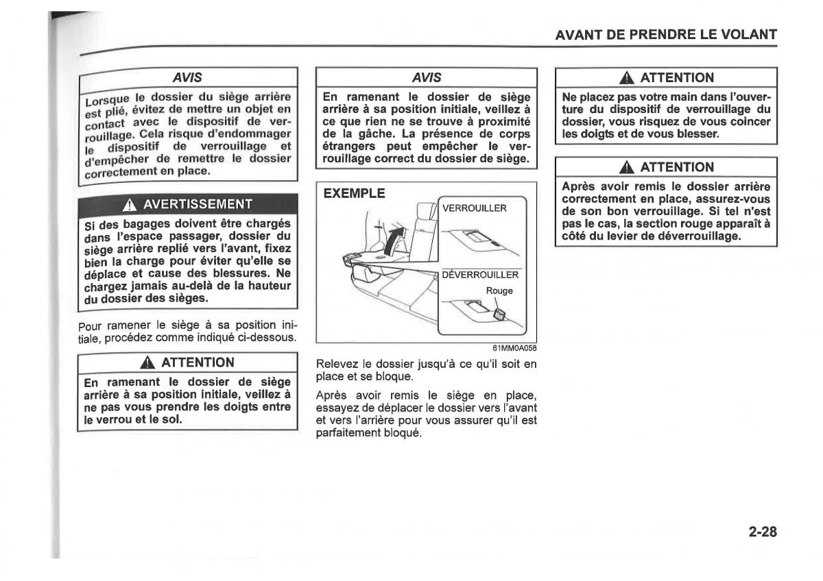 Suzuki SX4 manuel du proprietaire / page 51