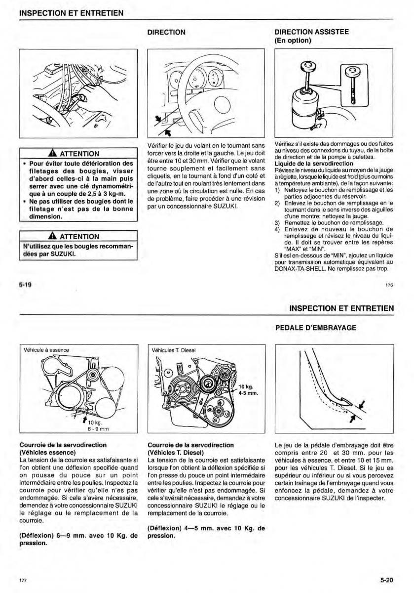 Suzuki Samurai manuel du proprietaire / page 39