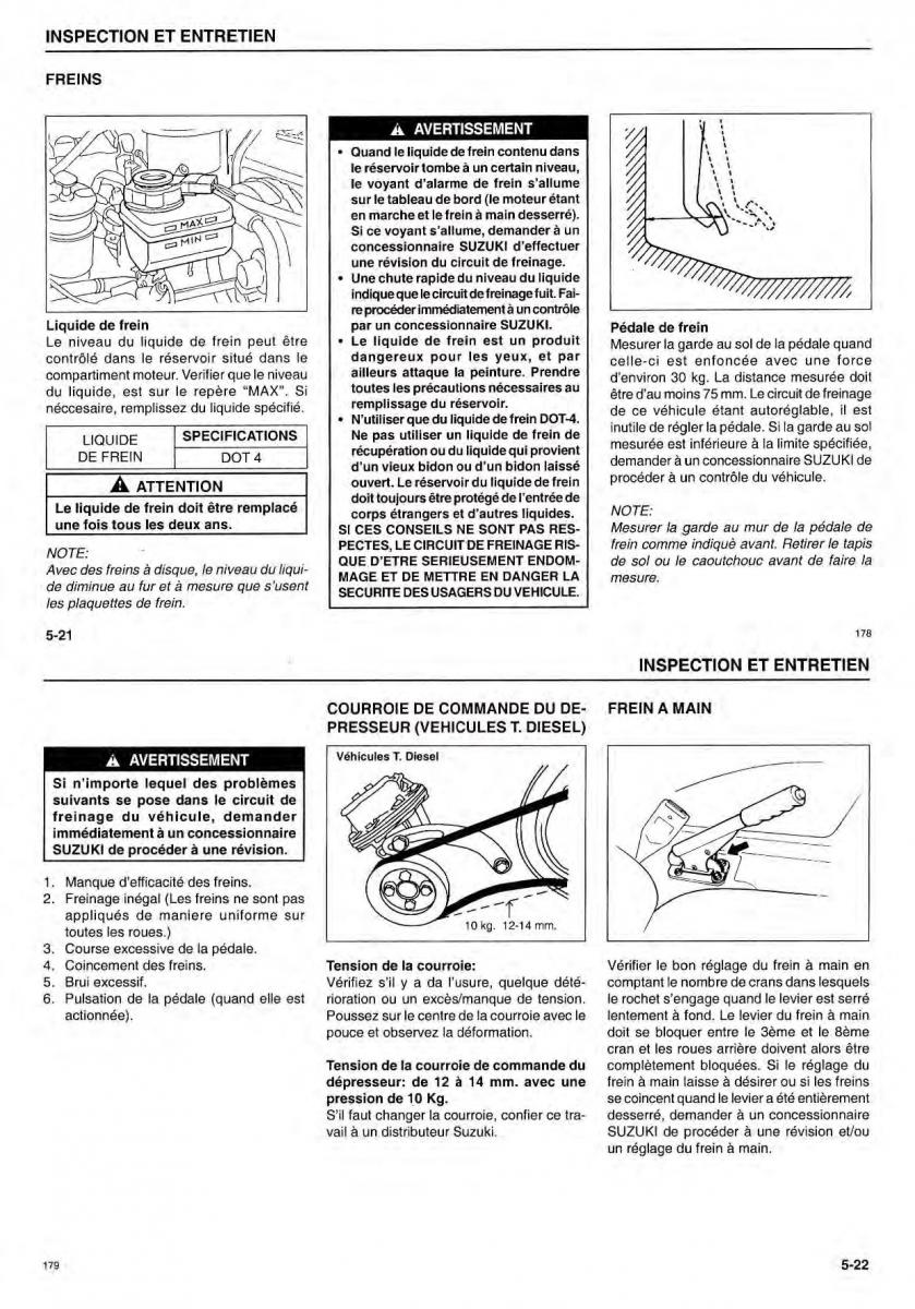 Suzuki Samurai manuel du proprietaire / page 40