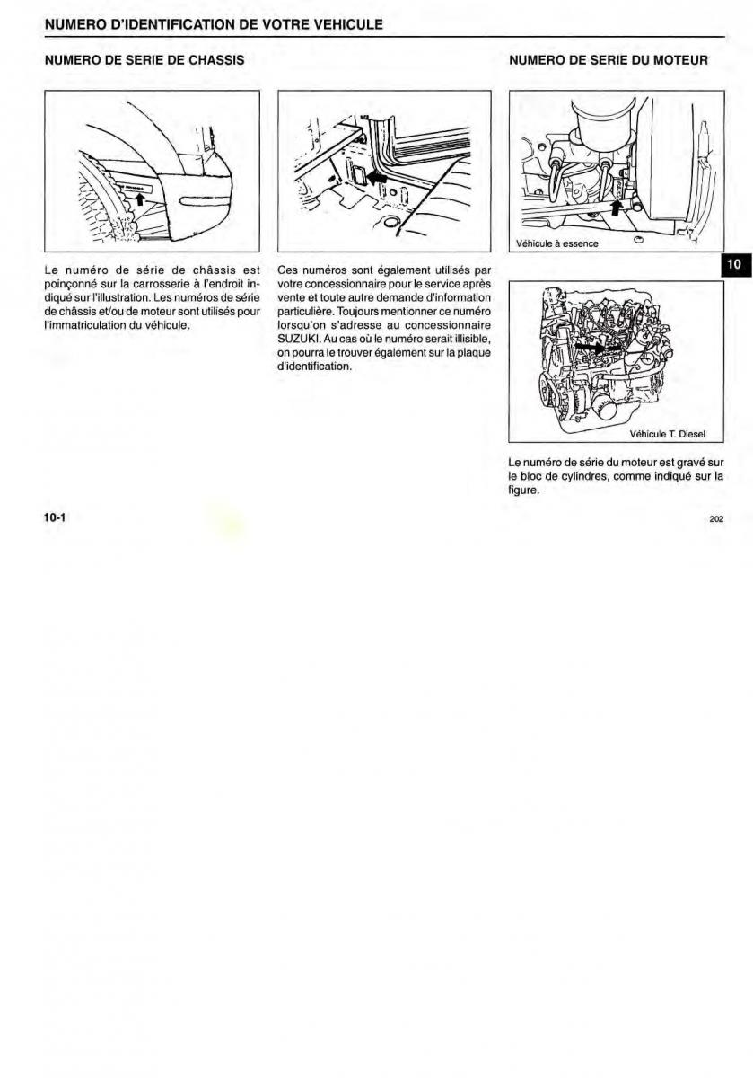 Suzuki Samurai manuel du proprietaire / page 53