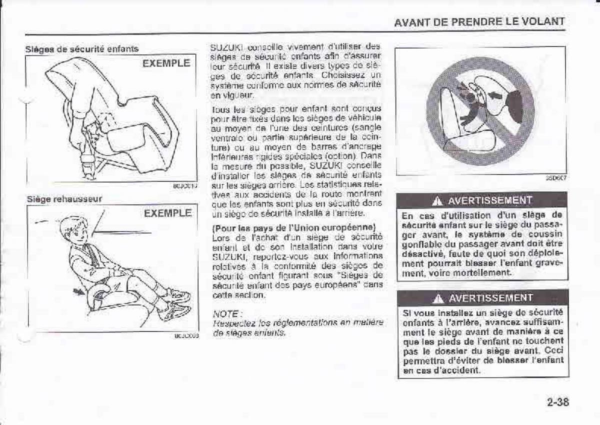 Suzuki Swift IV 4 manuel du proprietaire / page 55