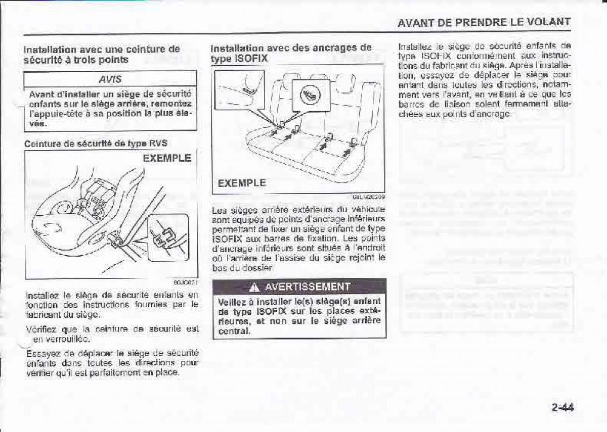 Suzuki Swift IV 4 manuel du proprietaire / page 61