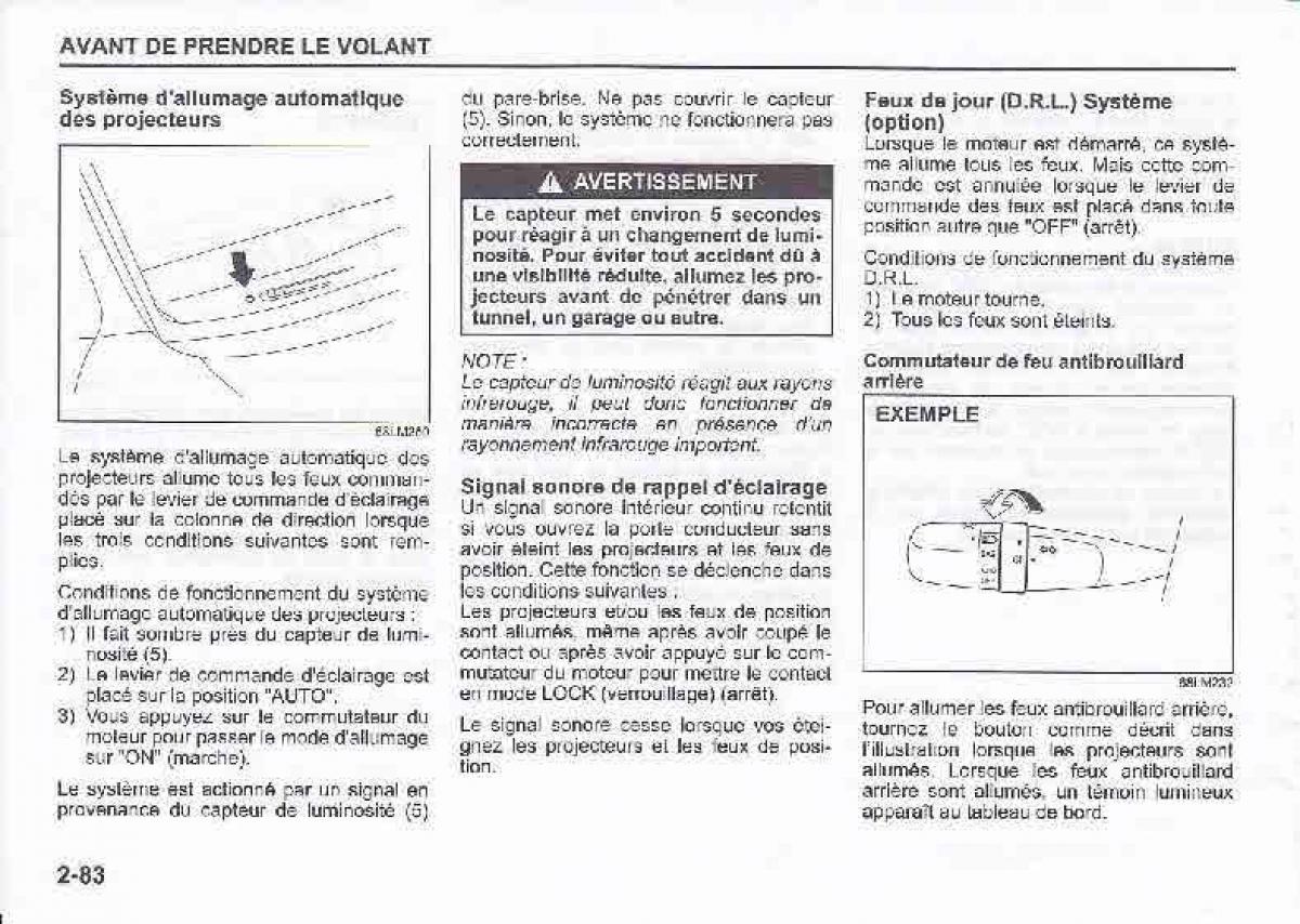 Suzuki Swift IV 4 manuel du proprietaire / page 100