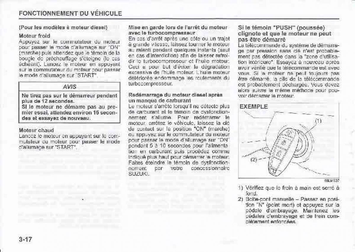 Suzuki Swift IV 4 manuel du proprietaire / page 125