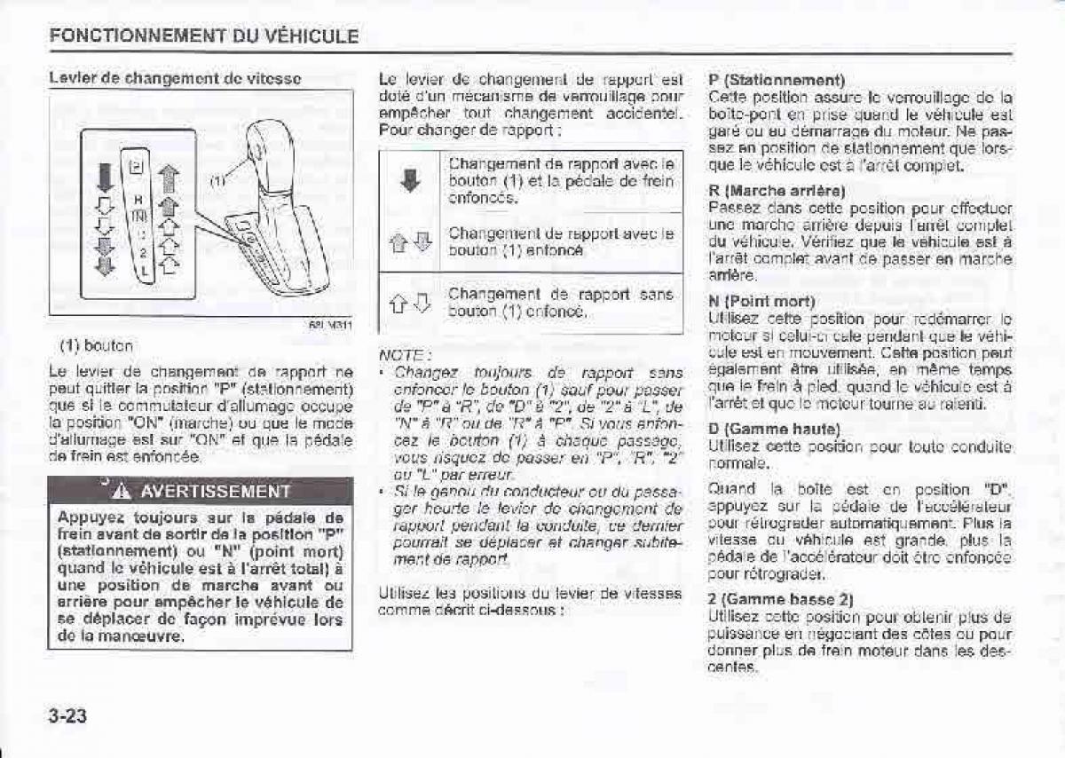 Suzuki Swift IV 4 manuel du proprietaire / page 131