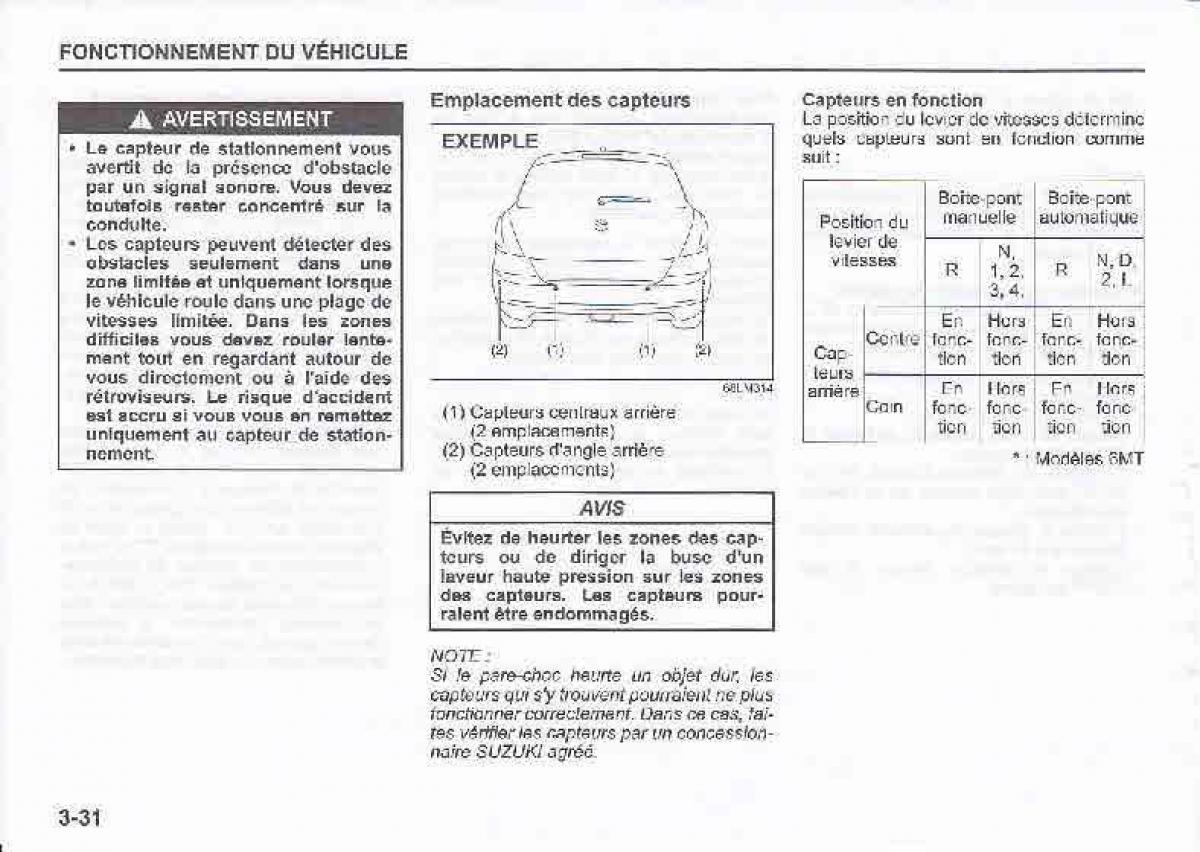 Suzuki Swift IV 4 manuel du proprietaire / page 139