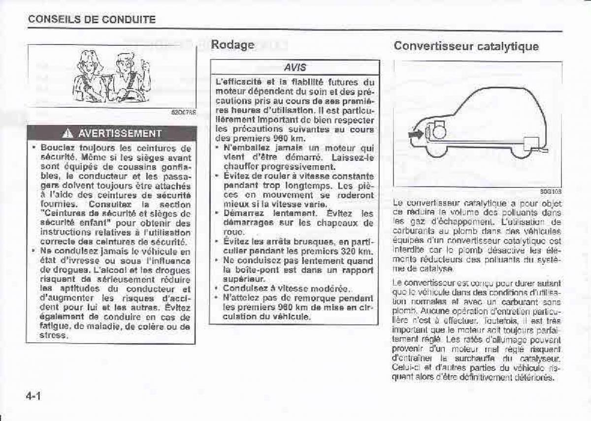 Suzuki Swift IV 4 manuel du proprietaire / page 150