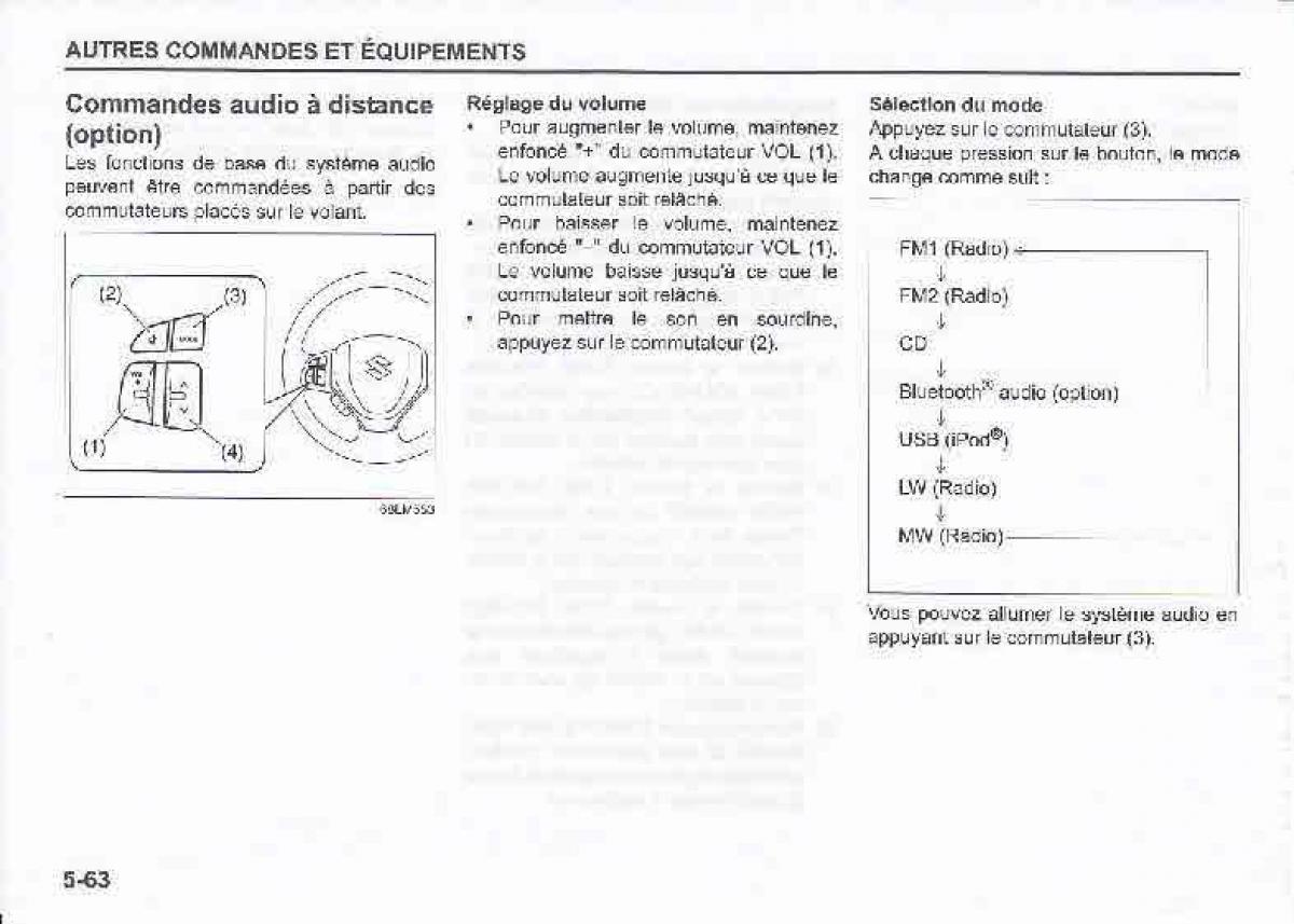 Suzuki Swift IV 4 manuel du proprietaire / page 217