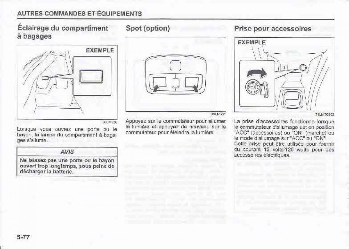 Suzuki Swift IV 4 manuel du proprietaire / page 231