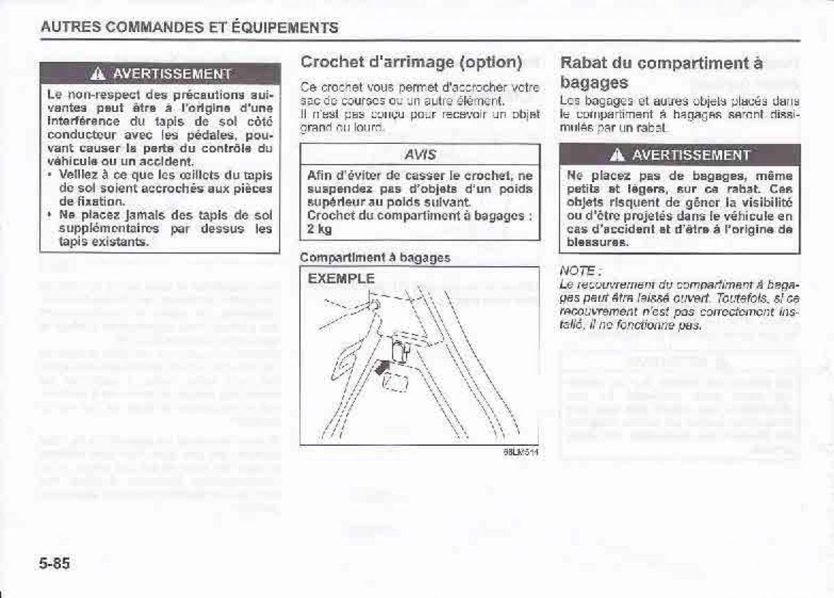 Suzuki Swift IV 4 manuel du proprietaire / page 239