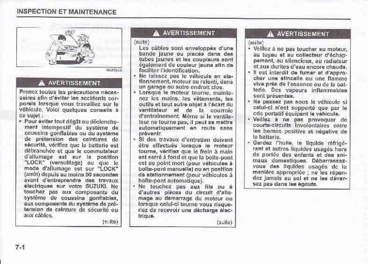 Suzuki Swift IV 4 manuel du proprietaire / page 255