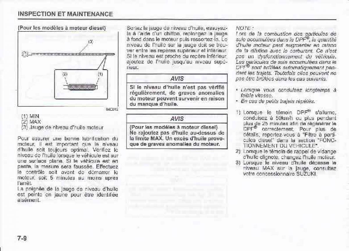 Suzuki Swift IV 4 manuel du proprietaire / page 263