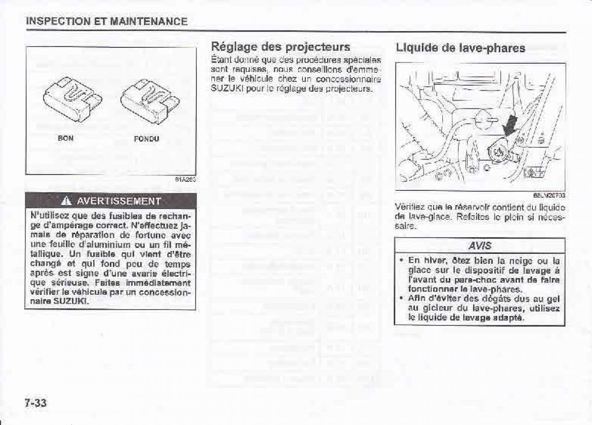 Suzuki Swift IV 4 manuel du proprietaire / page 287