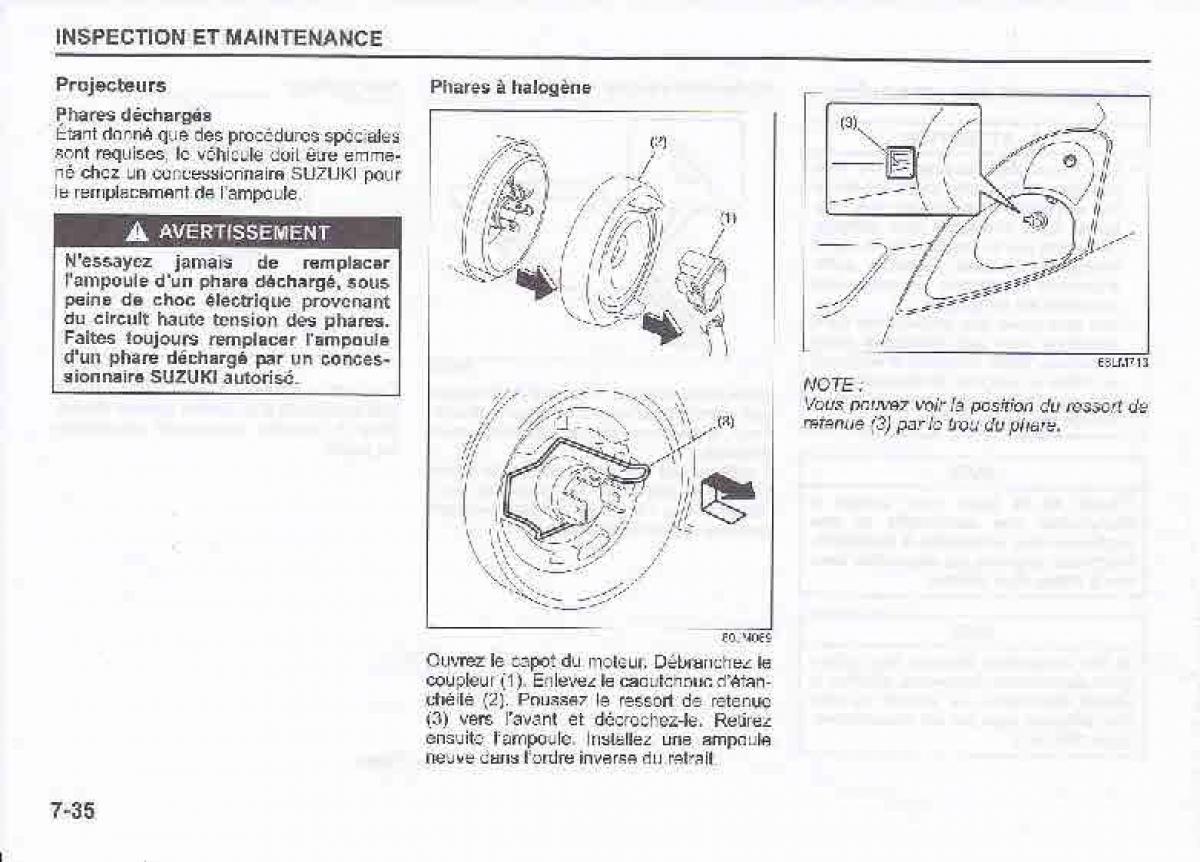 Suzuki Swift IV 4 manuel du proprietaire / page 289