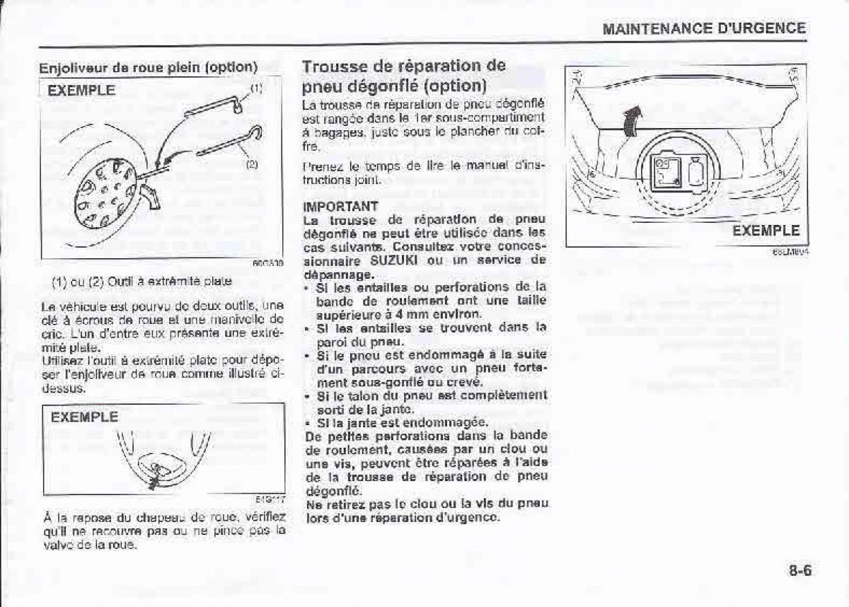 Suzuki Swift IV 4 manuel du proprietaire / page 304