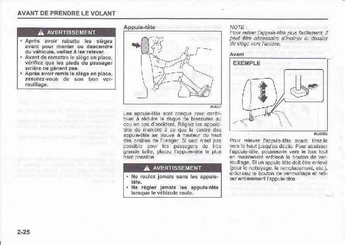 Suzuki Swift IV 4 manuel du proprietaire / page 42