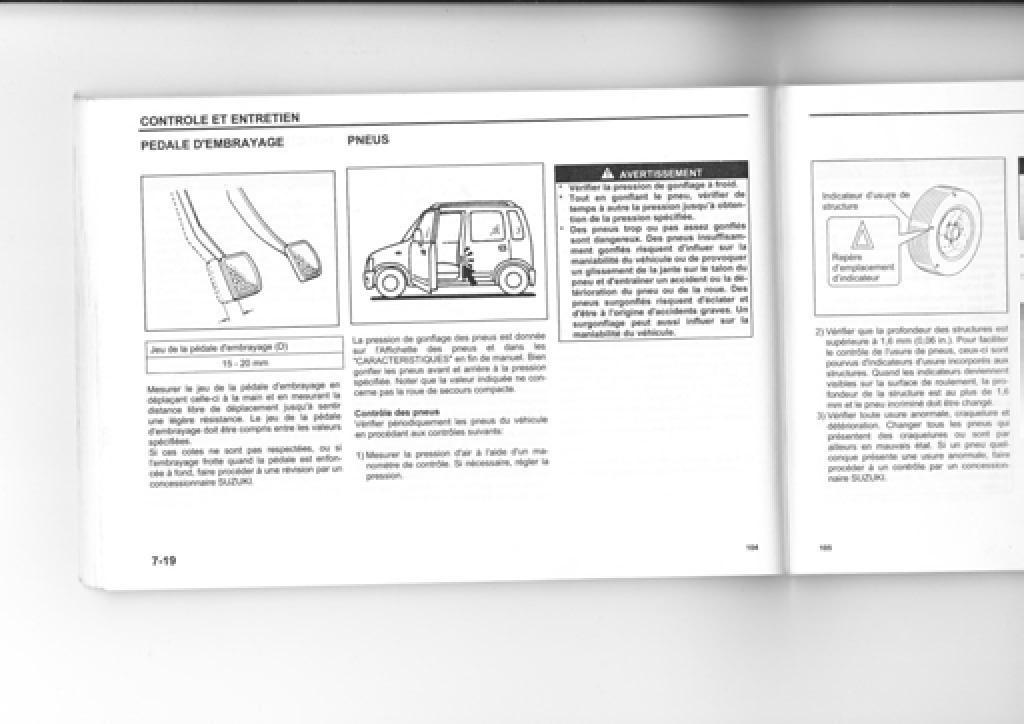 Suzuki Wagon R manuel du proprietaire / page 96