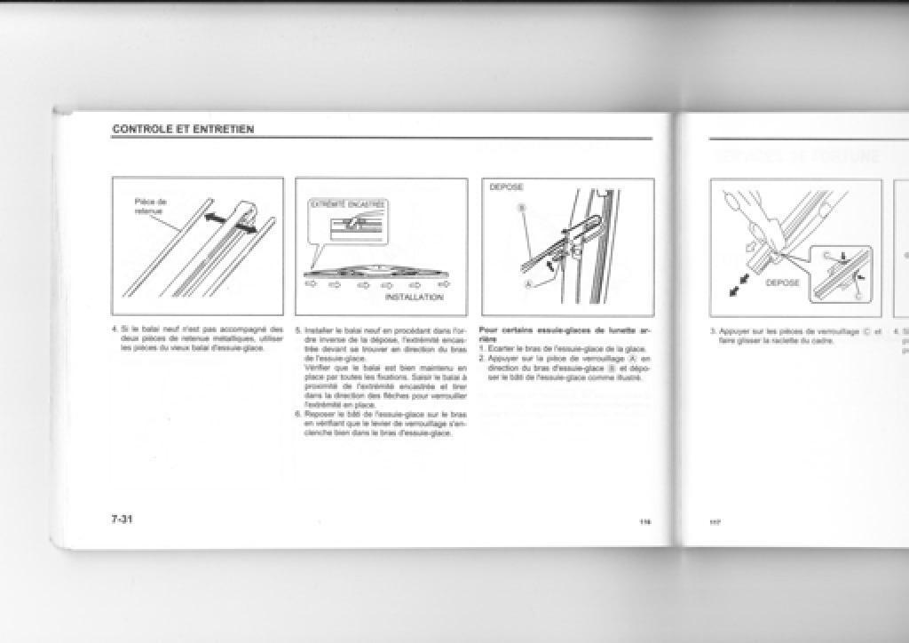 Suzuki Wagon R manuel du proprietaire / page 108