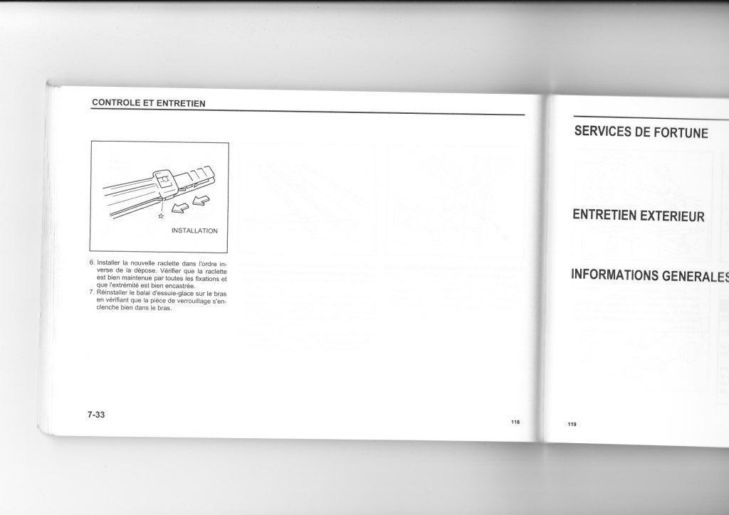 Suzuki Wagon R manuel du proprietaire / page 110