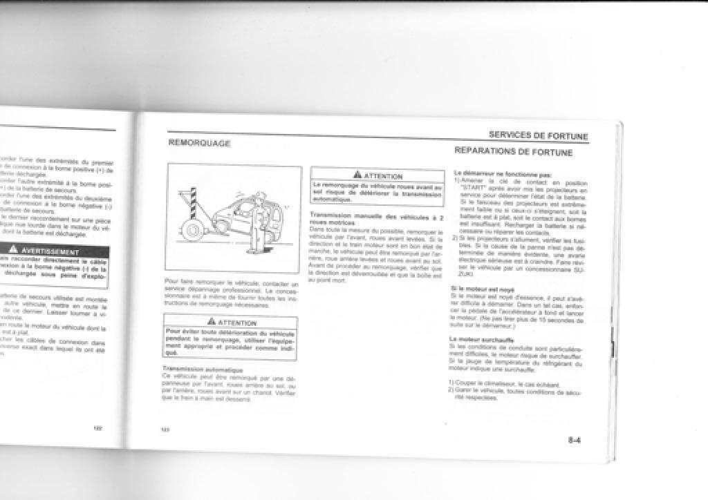 Suzuki Wagon R manuel du proprietaire / page 115