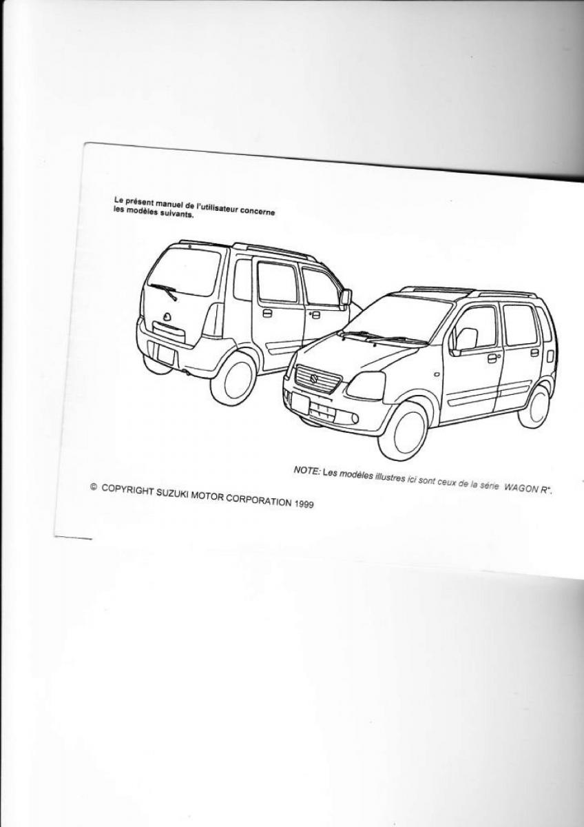 Suzuki Wagon R manuel du proprietaire / page 131