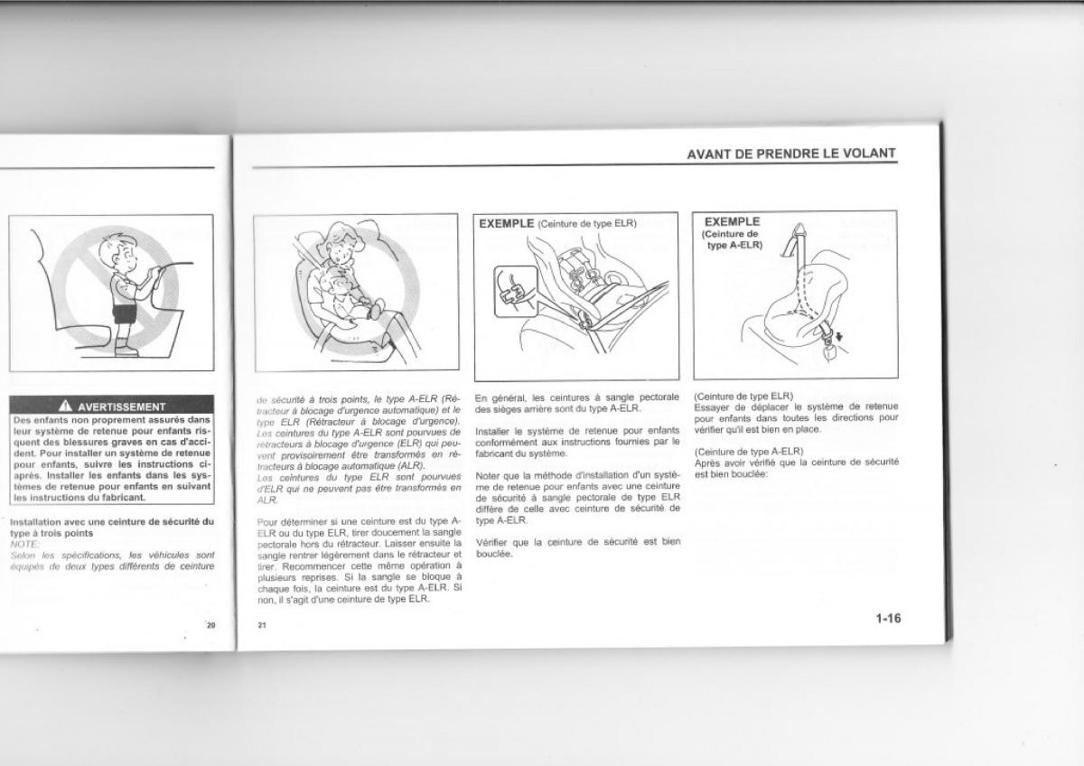 Suzuki Wagon R manuel du proprietaire / page 17