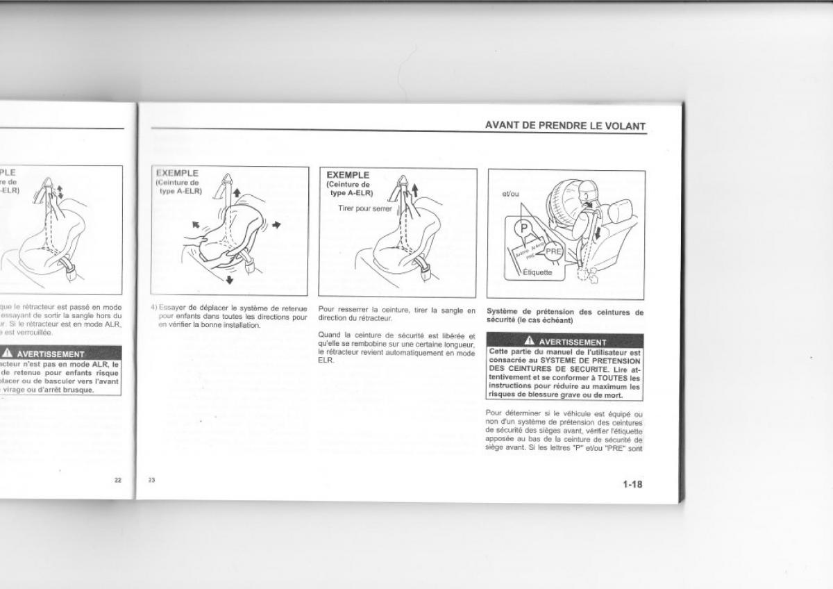 Suzuki Wagon R manuel du proprietaire / page 19