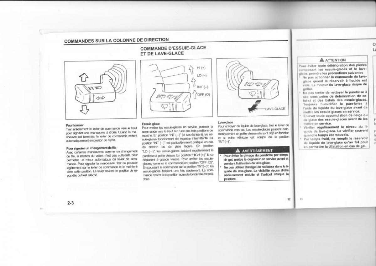 Suzuki Wagon R manuel du proprietaire / page 28