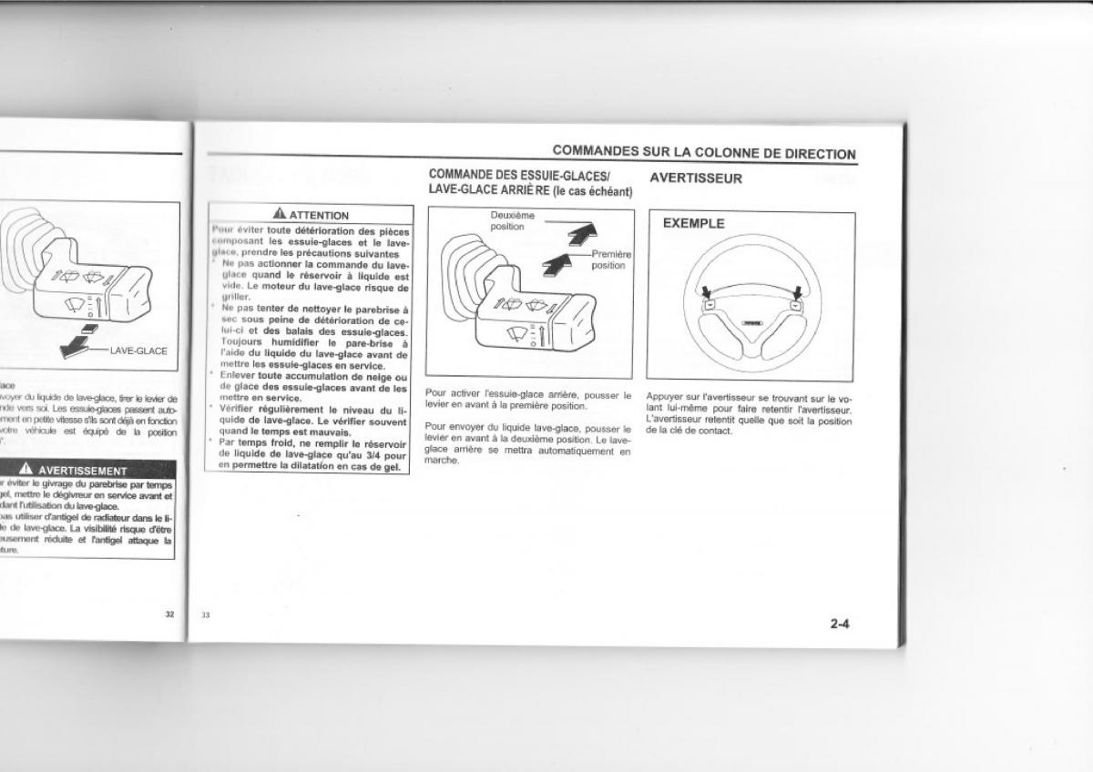 Suzuki Wagon R manuel du proprietaire / page 29