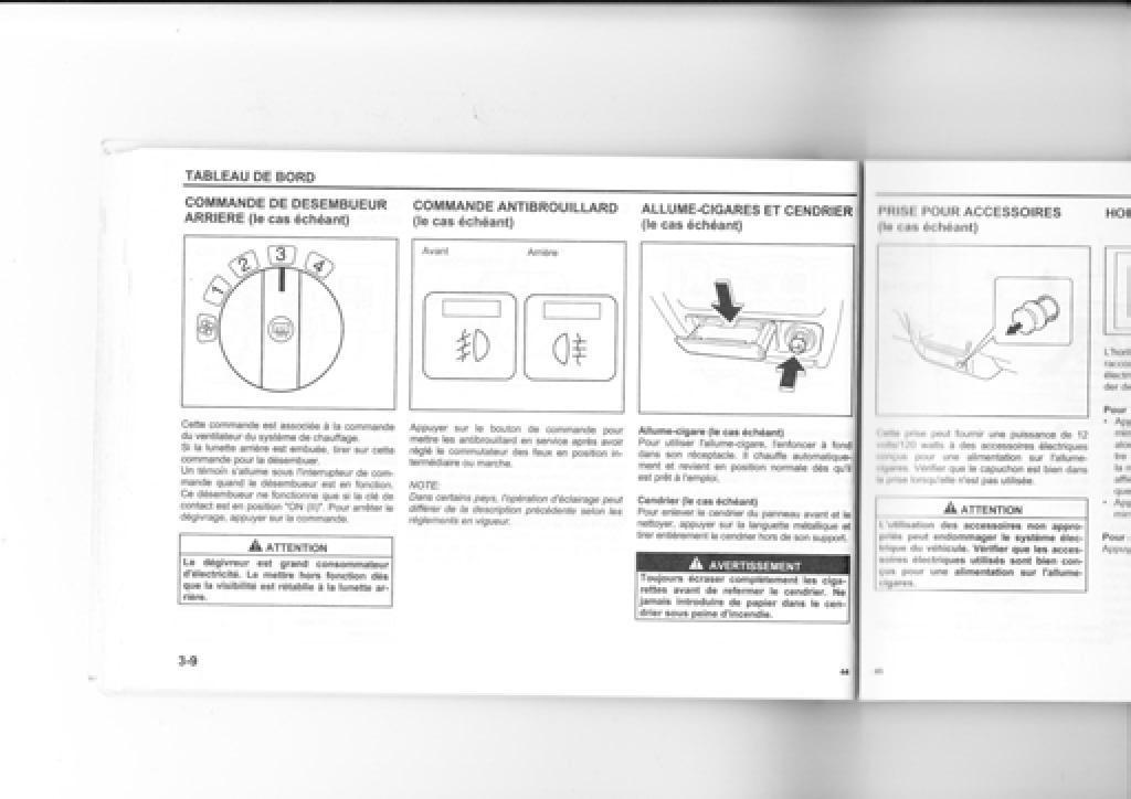 Suzuki Wagon R manuel du proprietaire / page 39