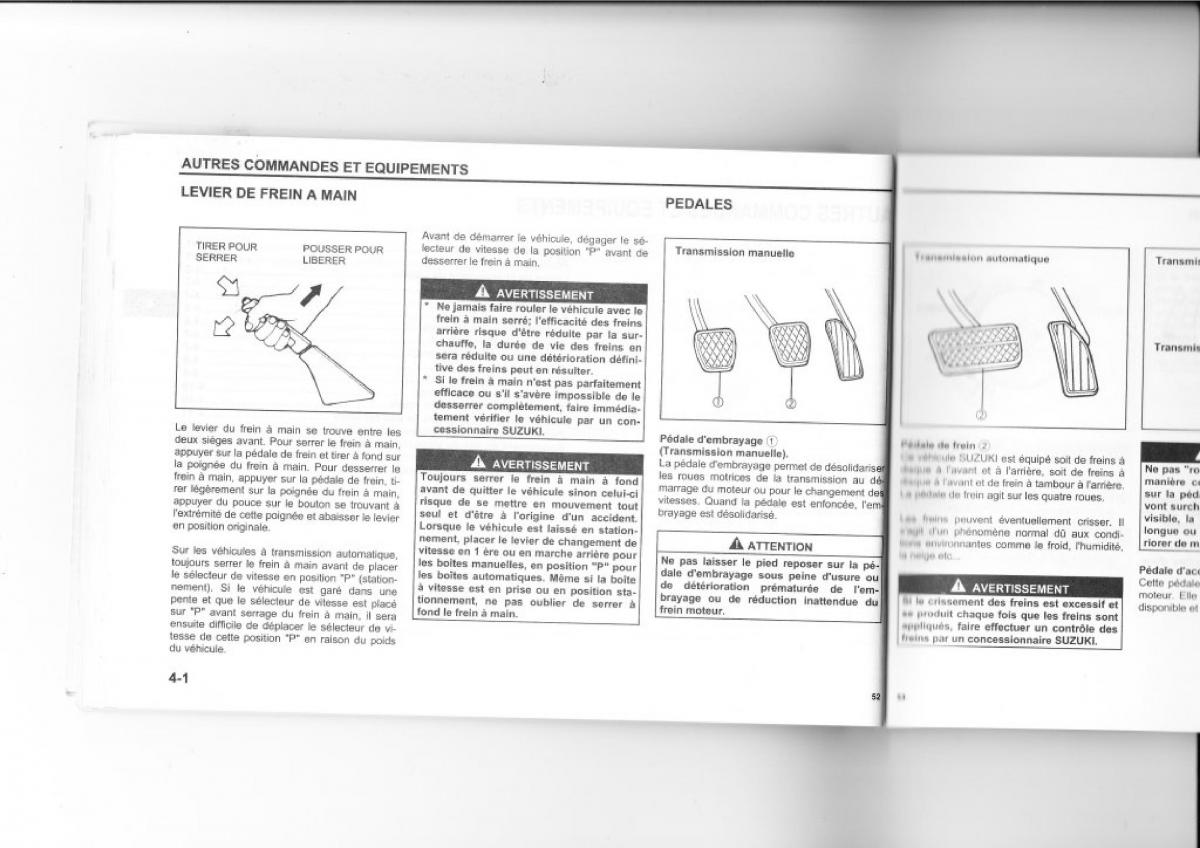 Suzuki Wagon R manuel du proprietaire / page 46