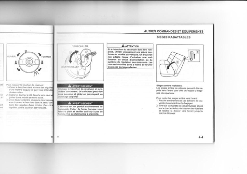 Suzuki Wagon R manuel du proprietaire / page 49