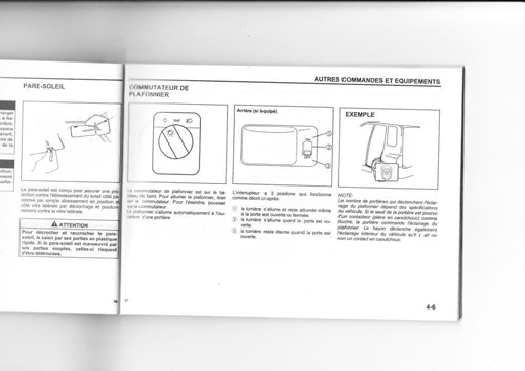 Suzuki Wagon R manuel du proprietaire / page 51