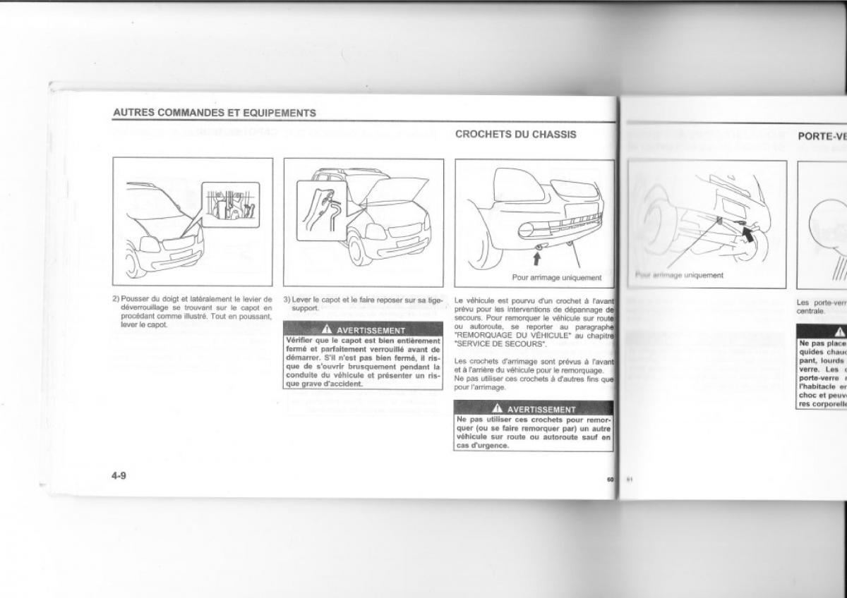 Suzuki Wagon R manuel du proprietaire / page 54