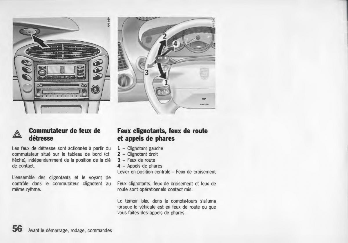 Porsche Boxster 986 manuel du proprietaire / page 58