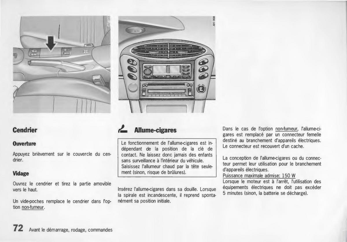 Porsche Boxster 986 manuel du proprietaire / page 74