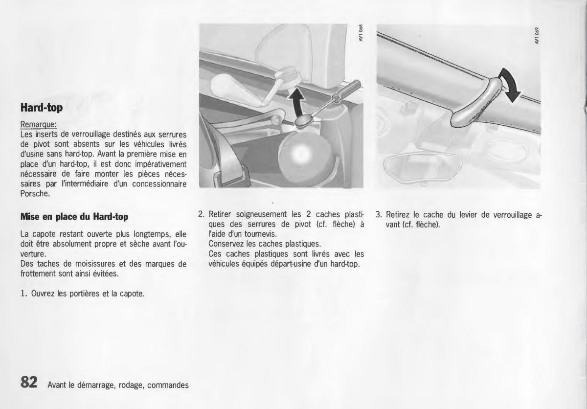 Porsche Boxster 986 manuel du proprietaire / page 84