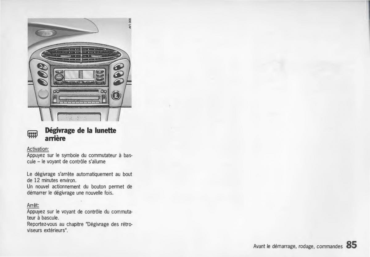 Porsche Boxster 986 manuel du proprietaire / page 87