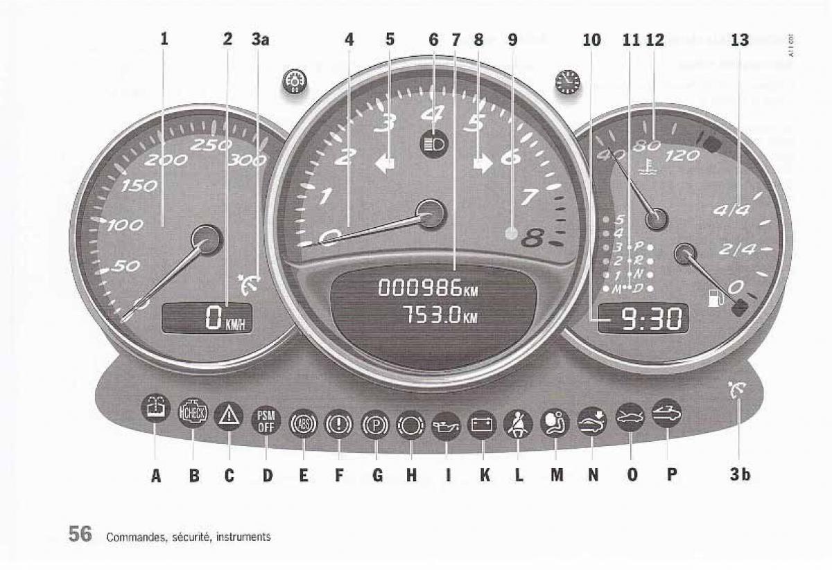 Porsche Boxster 986 FL manuel du proprietaire / page 58